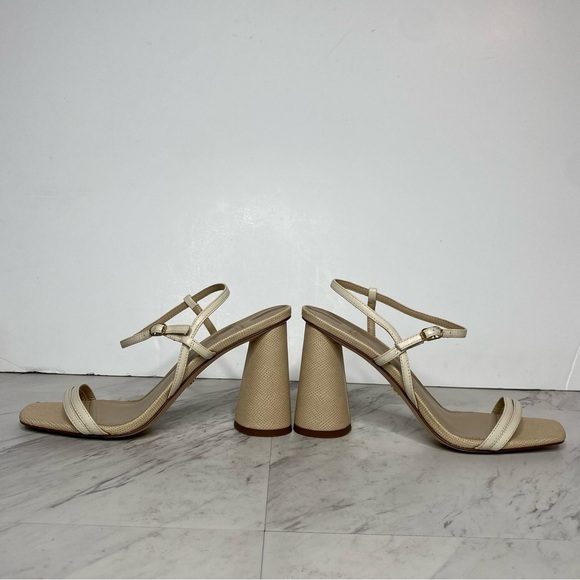 Sam Edelman Kit Natural Leather Heeled Sandal 8 1/2M - Picture 7 of 14